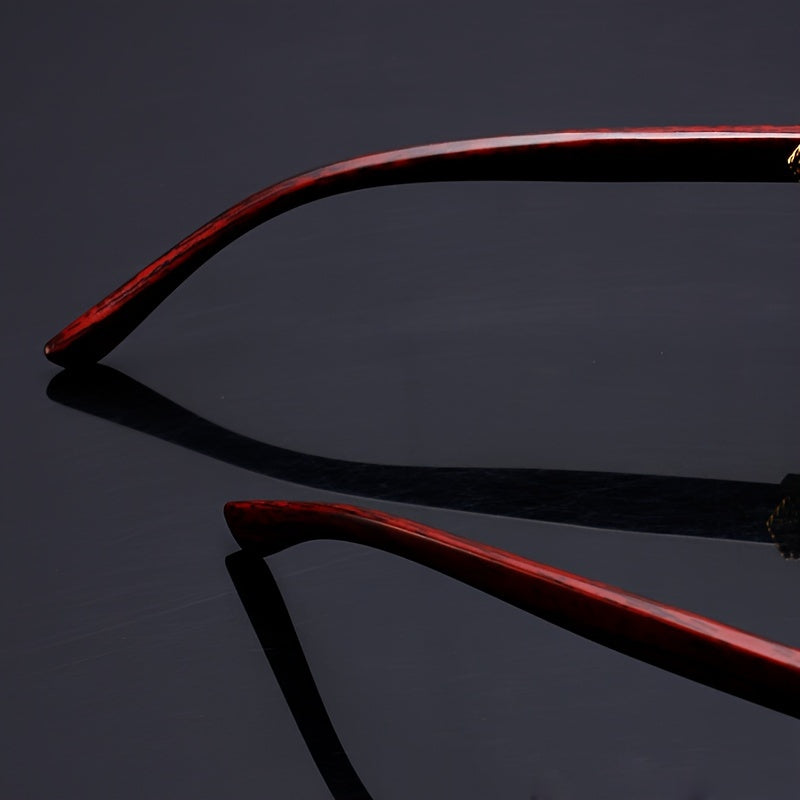 Elegant Frameless Double Bridge Glasses with Mirrored PC Lenses for Sports and Travel