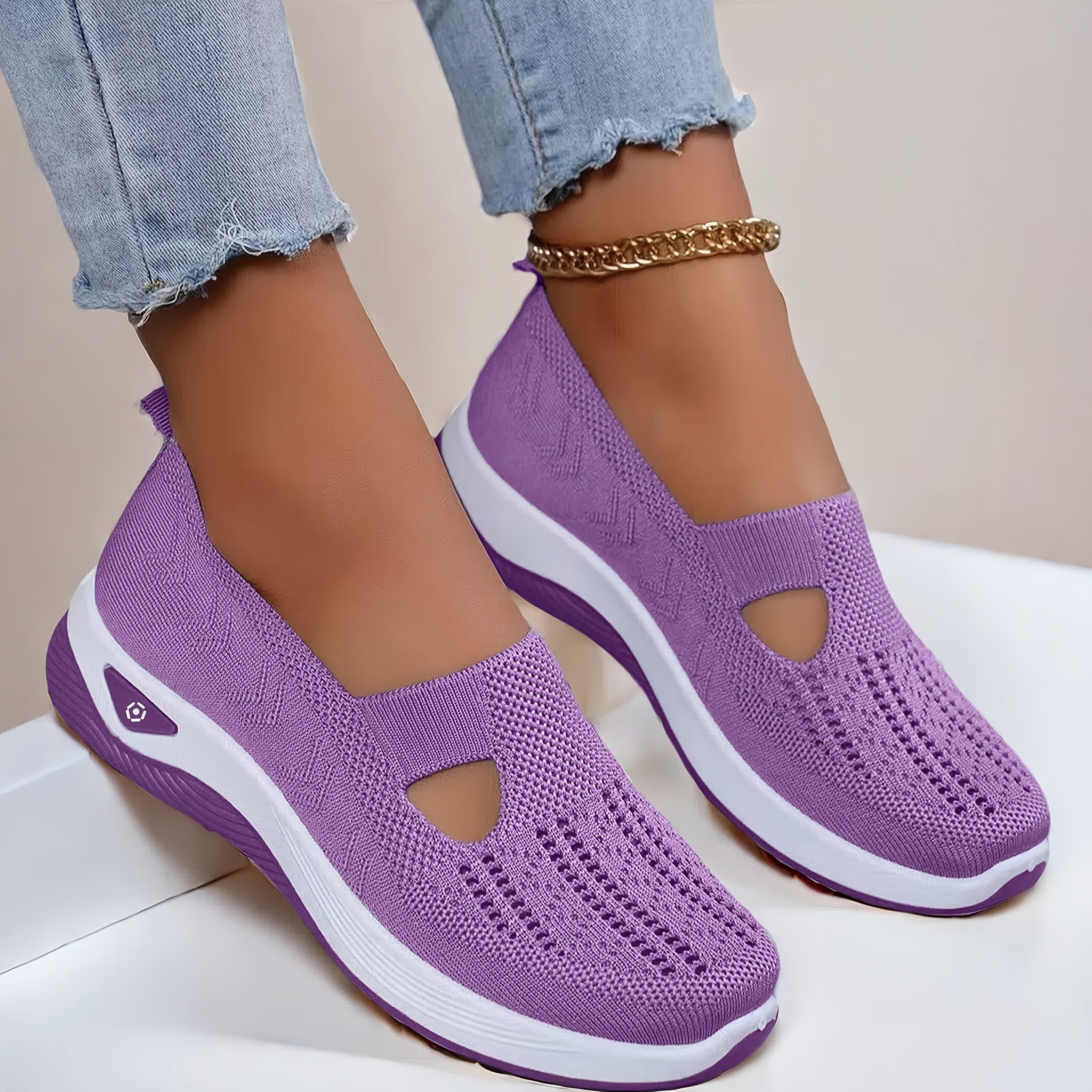 Women's Breathable Fabric Sneakers with Cross-Border Lace-Up and Low Top Design