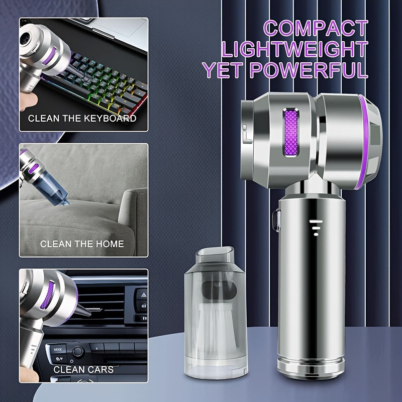 Handheld Cordless Vacuum with 16000Pa Suction 100W Brushless Motor Battery