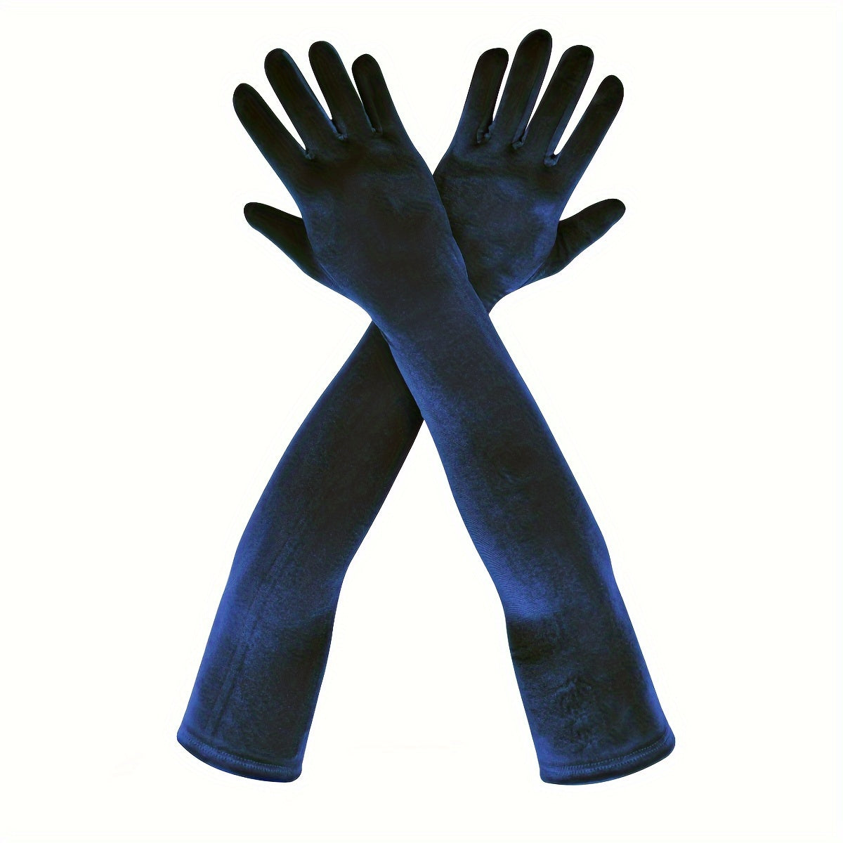 Long Opera Gloves for Women 1 Pair Elbow Length Velvet Costume Evening Dress