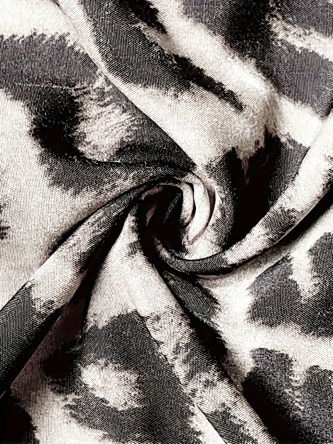 Falda de tamaño grande con estampado de leopardo y nudo para primavera y verano, poliéster, acampanada, no elástica