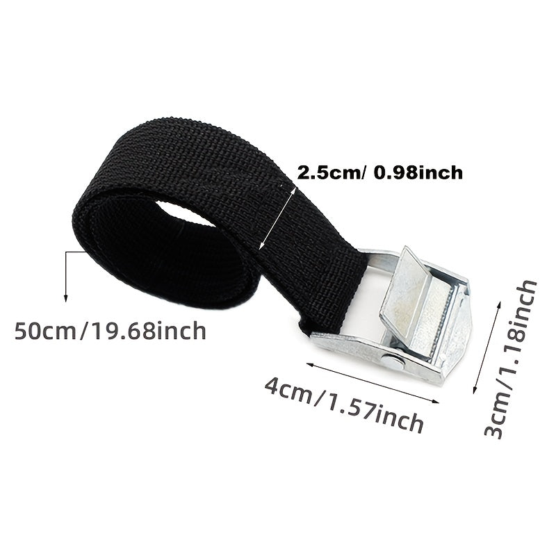 correas de tensión cortas con cierre de pinza, correas de amarre para portabicicletas