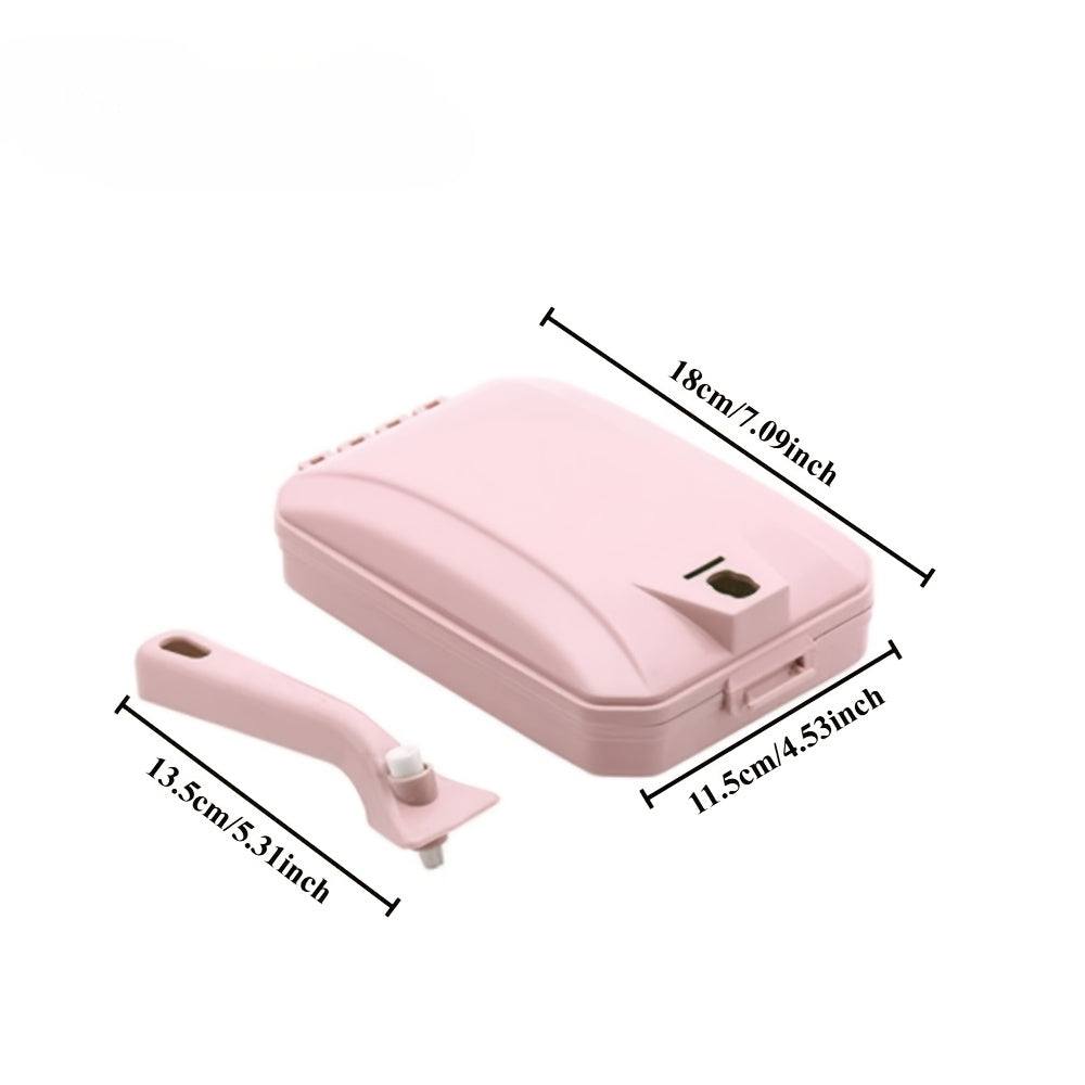 1 dona qo'l bilan ishlatiladigan gilam tozalash cho'tkasi, plastik chiqindilar va iflosliklarni olib tashlash uchun rolik asbobi tasodifiy rangda