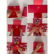 5-Tier Pop-Up Gift Box with Lid for Birthdays Weddings and Events Durable Polyester