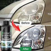 Universal Car Headlight Restoration Kit Including Polishing Agent and Repair Liquid