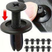 10/20/30/50 Pcs Black Plastic Rivets Fasteners 8mm Auto Body Car Bumper