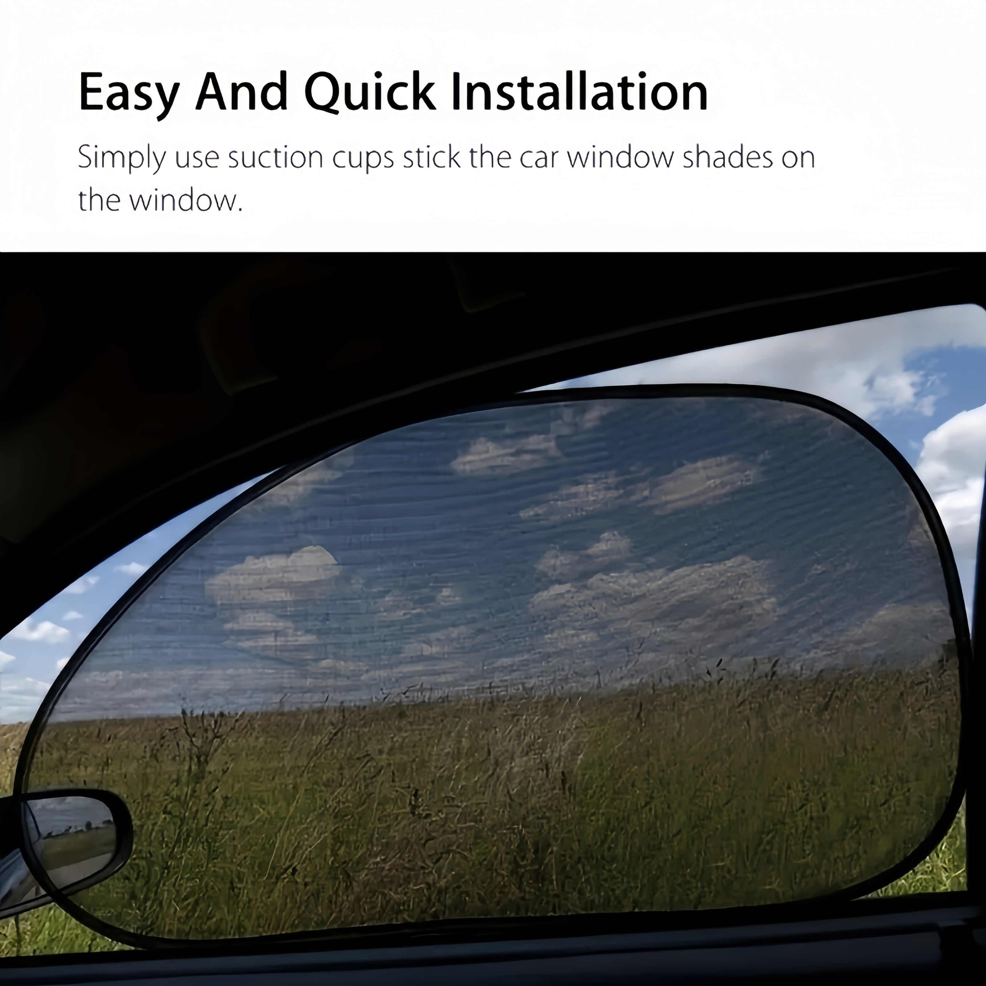 2 piezas de parasoles para coche protección UV reducción de deslumbramiento cortinas para ventanas