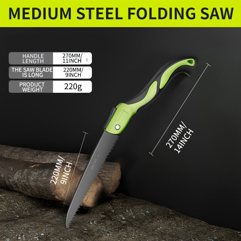 Metal Pruning Saw for Woodworking and Tree Cutting with SK9 Alloy Steel Blade Folding Design Bare Tool