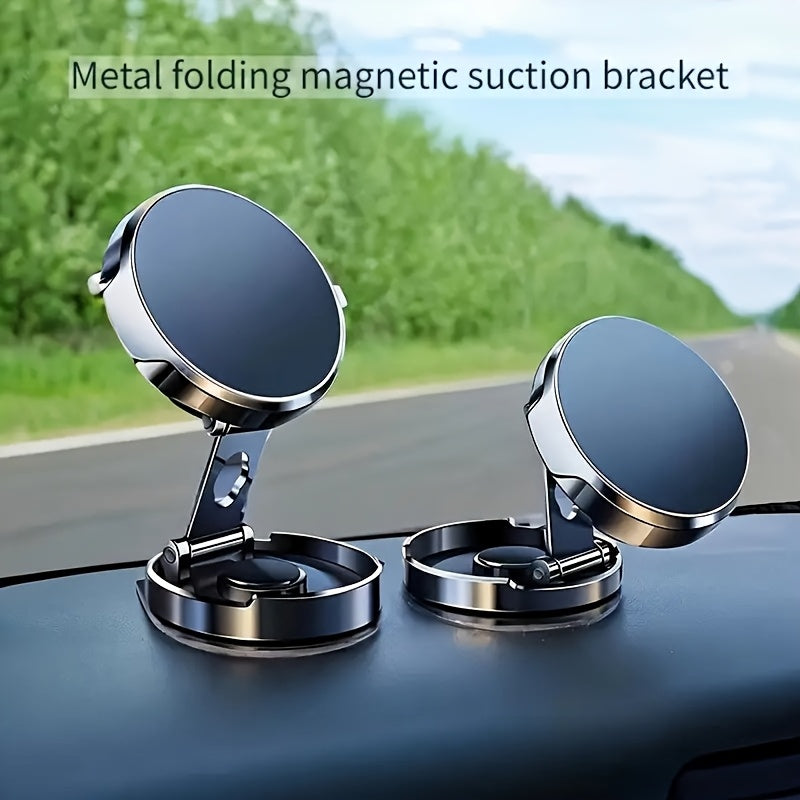 Universal Aluminum Alloy Magnetic Car Phone Holder Waterproof 360° Rotation