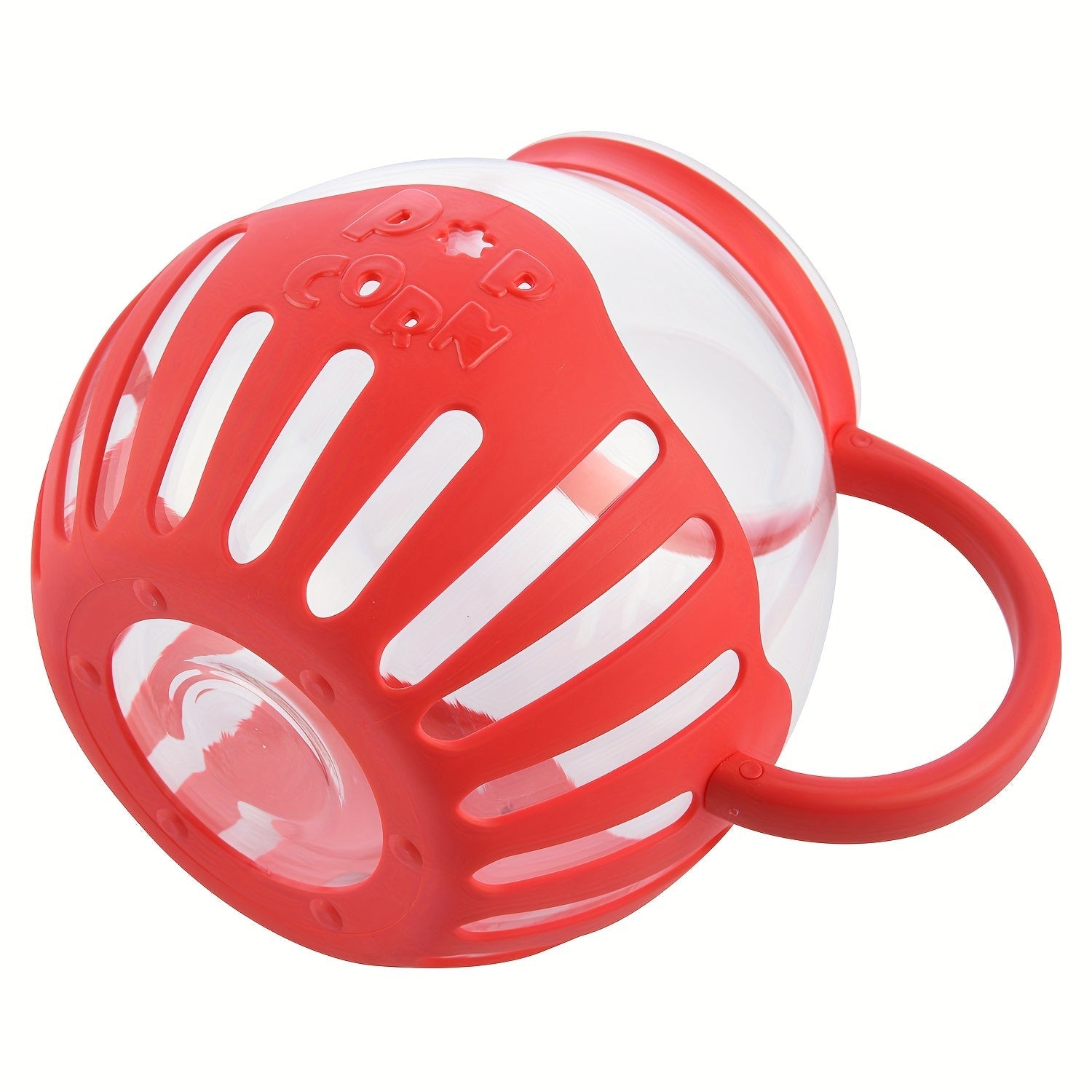 2.25 Quart Microwave-Safe High Borosilicate Glass Popcorn Popper