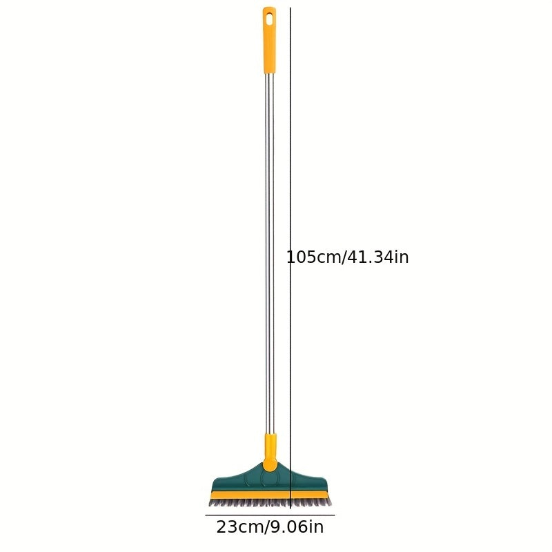 Multi-Functional Long-Handle Cleaning Brush with Replaceable Head Eco-Friendly