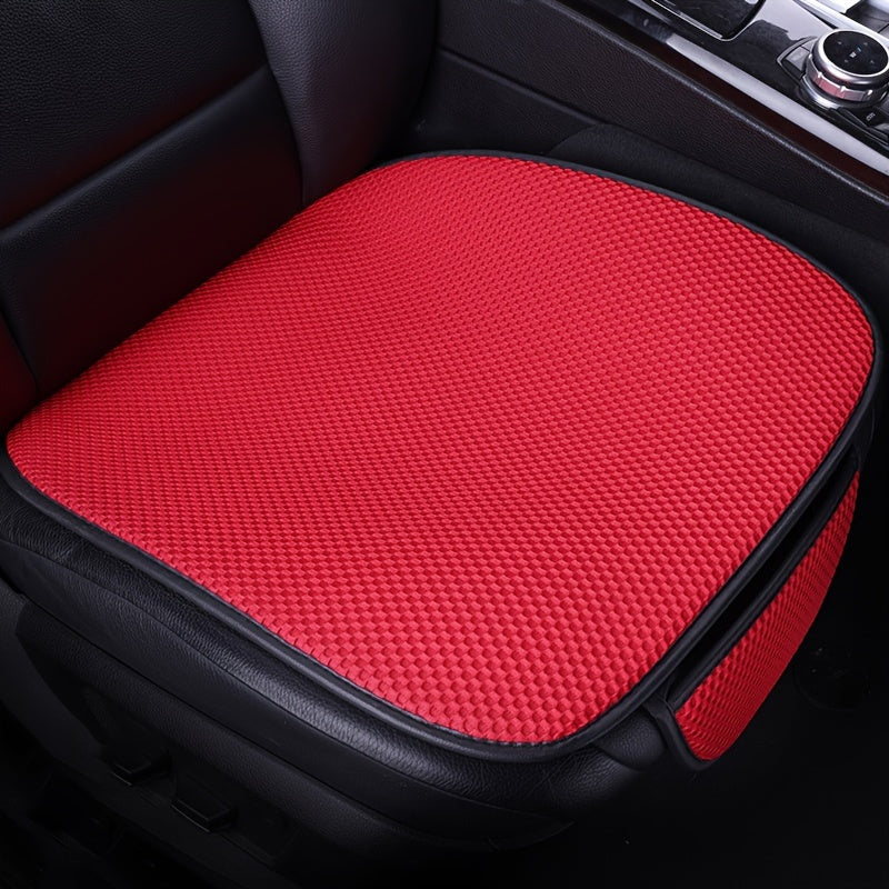 Barcha mavsumlar uchun massaj avtomobil o'rindig'i yostiqchasi - Yoqimsiz yopishqoq, chidamli kanvas qoplamasi