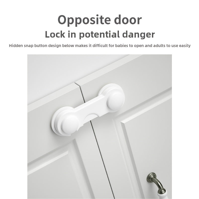 12 Bolalar uchun xavfsizlik kalitlari uchun shkaflar, shkaflar, muzlatgich, pechka va shkaflar uchun bardoshli yopishqoq xavfsizlik