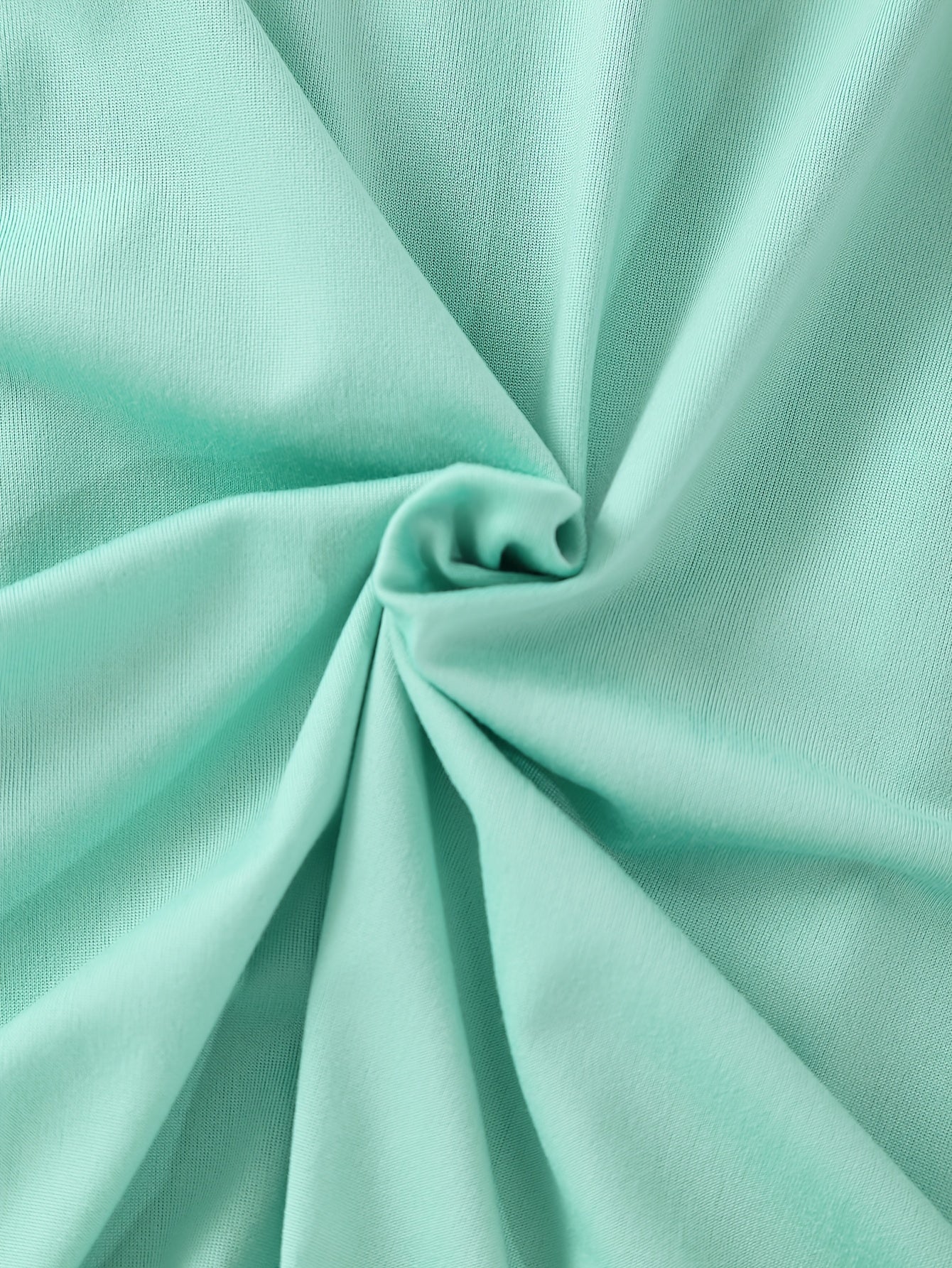 Mujeres camisón de noche de color sólido con cuello redondo, pack de 3, poliéster elastano