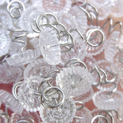 30 Pieces Transparent Polypropylene Sofa Cushion Twisted Nails and Invisible Fixing Clips
