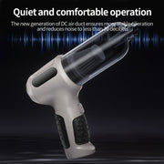 Compact Cordless Vacuum Cleaner with Strong Suction, Rechargeable USB, Car and Home Use