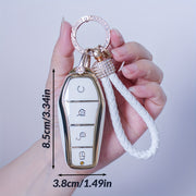 TPU Key Fob Cover for EV Car Key Protector for Song Plus, Atto 3, Han EV