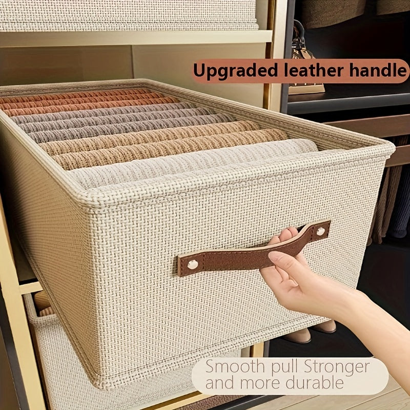 Fabric Under-Bed Storage Organizer Rectangle Box for Clothes Home Organization