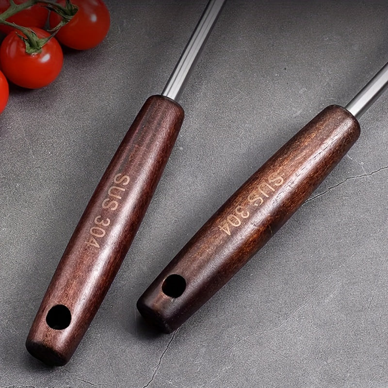 304 zanglamaydigan po'latdan yasalgan oshxona asboblari to'plami, spatula, qozon va xizmat qilish qoshiq bilan