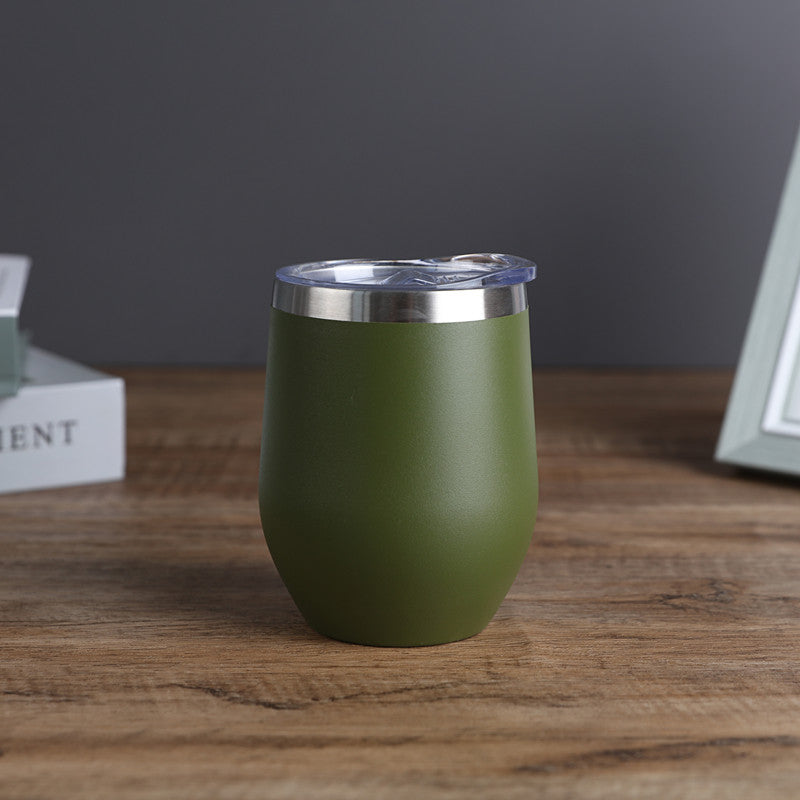 Double Wall Vacuum Travel Mug 6oz 12oz Coffee Tumbler with Lid for Hot Cold Drinks