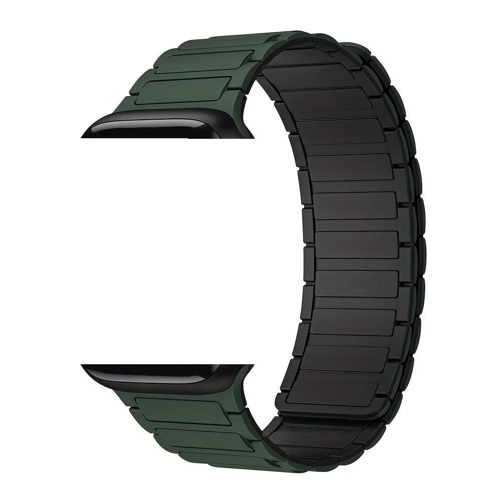 Магнитный силиконовый браслет для IWatch Series 9-3, 44мм-38мм