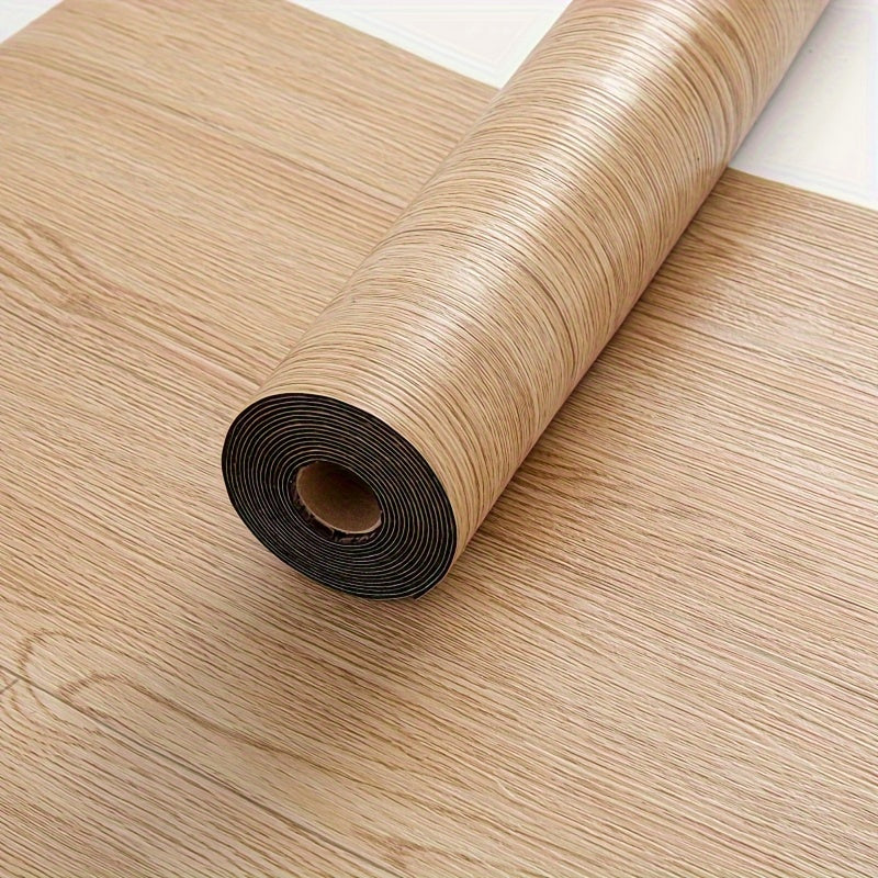 Self-Adhesive 3D Imitation Tree Pattern Wallpaper for Kitchen and Living Room Decor