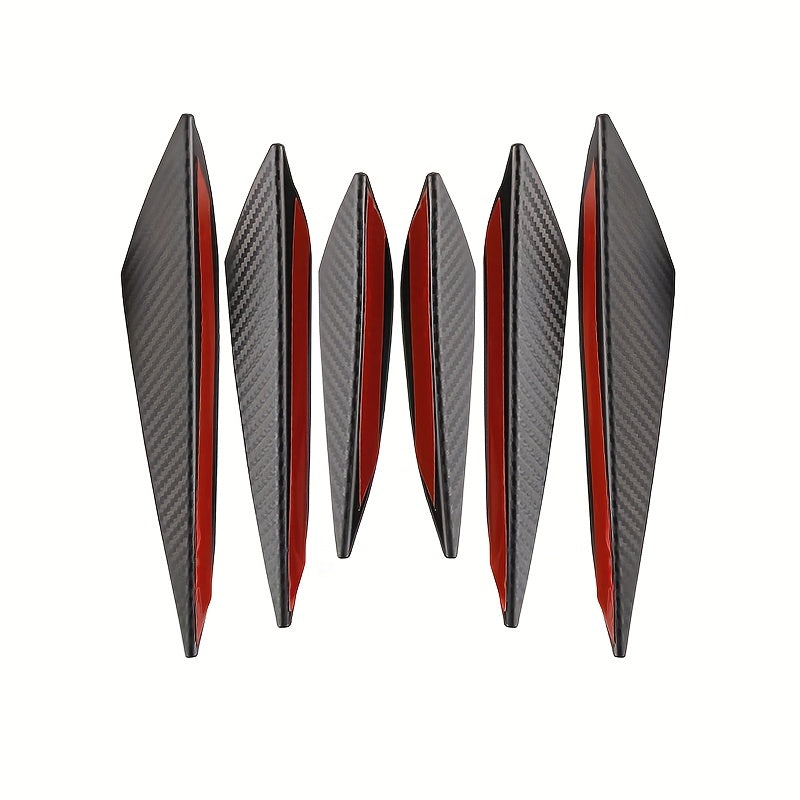 Universal Car Front Bumper Lip Splitter Body Spoiler Diffuser Fins