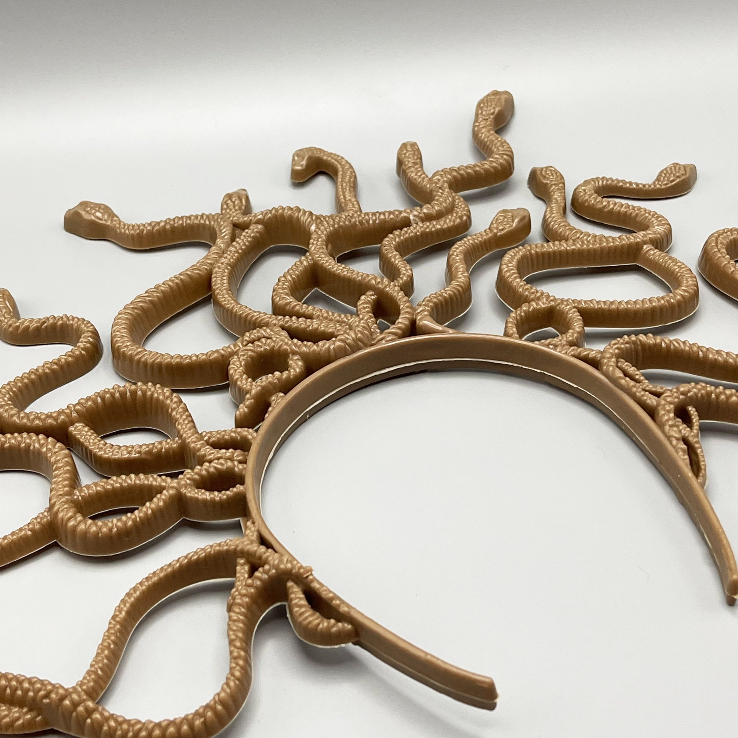 Medusa Snake Headpiece Plastic Costume Accessory for Halloween and Christmas Parties