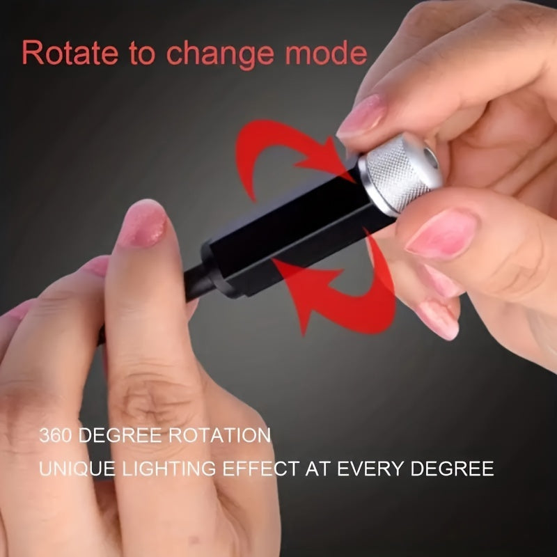 Car Interior LED Starry Sky Light Atmosphere Car Roof Decoration Projector