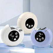 Cortador de uñas eléctrico con pantalla LCD, recargable por USB, molinillo de 3 velocidades, almacenamiento de polvo