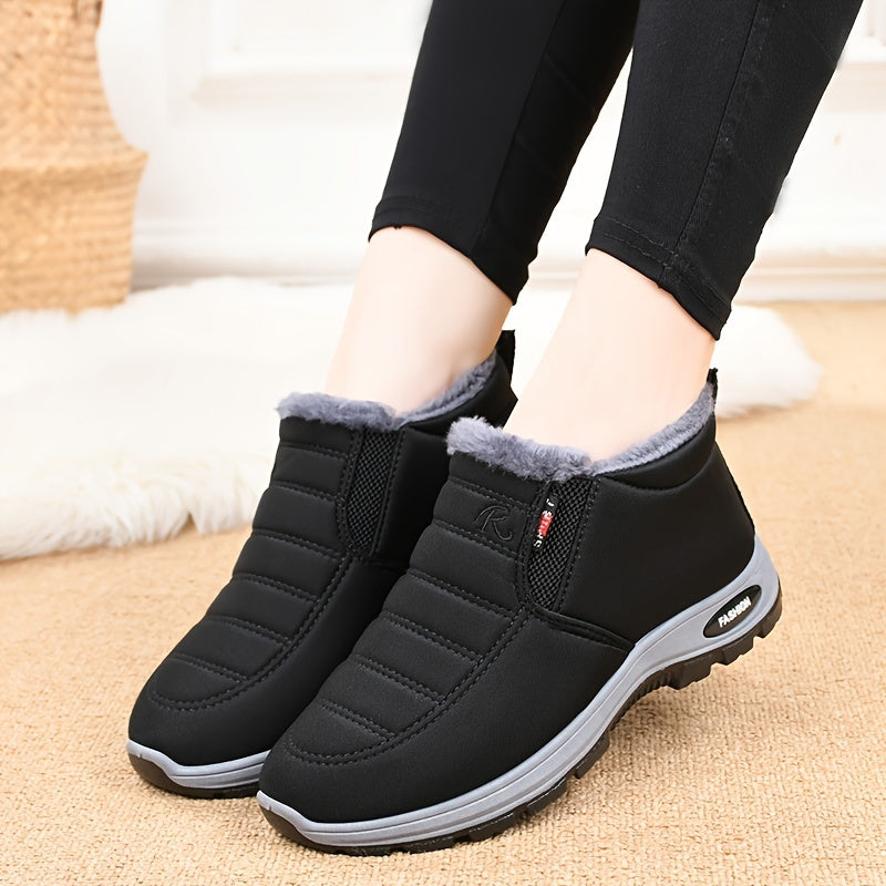 Unisex Winter Boots Thick Sole Cold Weather Insulated Ankle Hiking Boots