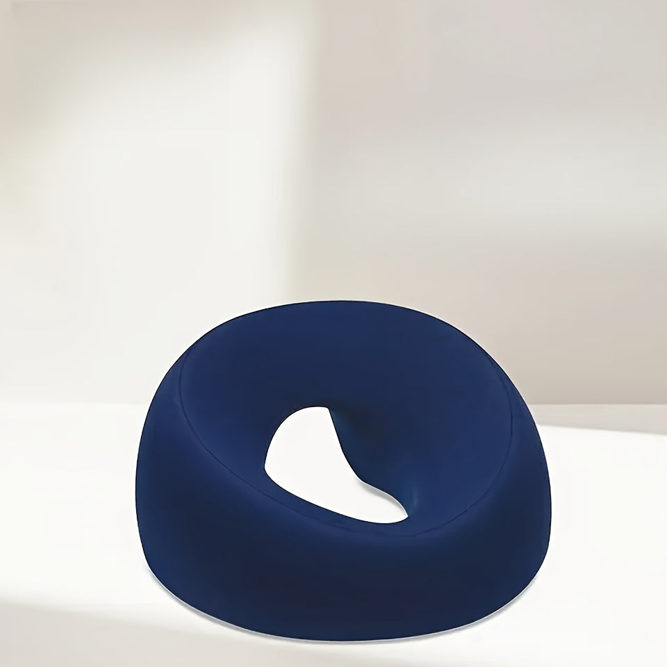 Almohada facial de espuma viscoelástica en forma de U con funda removible para spa y viajes