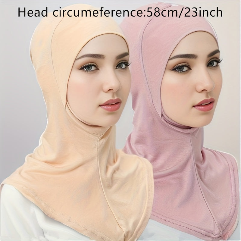 Nafas oladigan elastik turban shlyapa hijab Ramazon va Eid sovgʻasi uchun