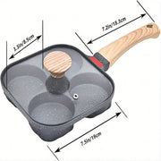 Juego de sartenes de aluminio para saltear, antiadherentes, aptas para lavavajillas, con tapa y mangos