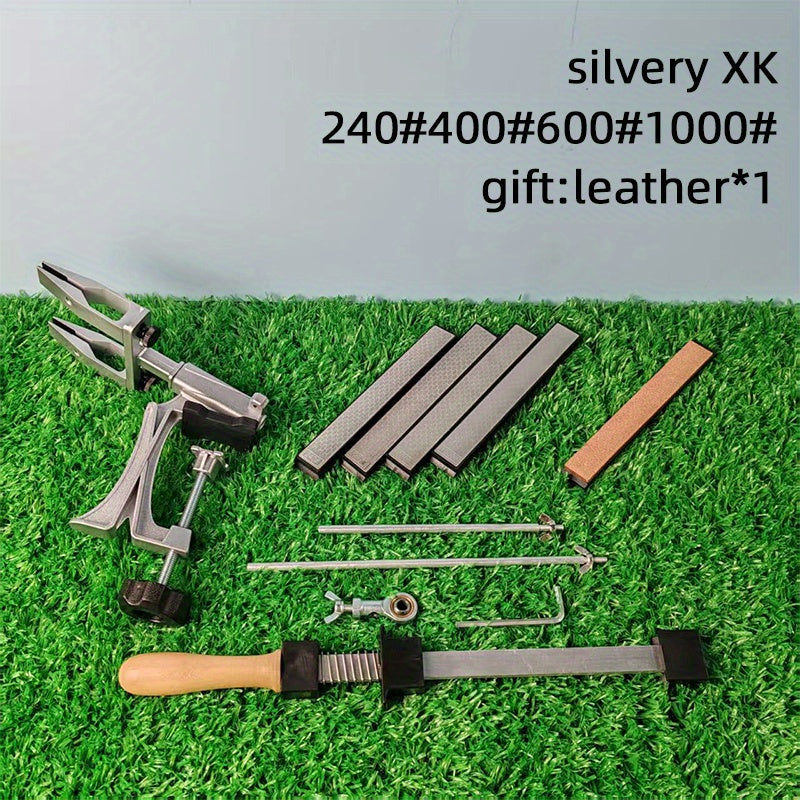 Kitchen Knife Sharpener Kit Adjustable Fixed Angle Easy Sharpening Horizontal Vertical