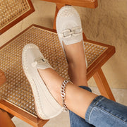 Women Slip-On Loafers All-Season Breathable Mesh Lightweight Flat Shoes