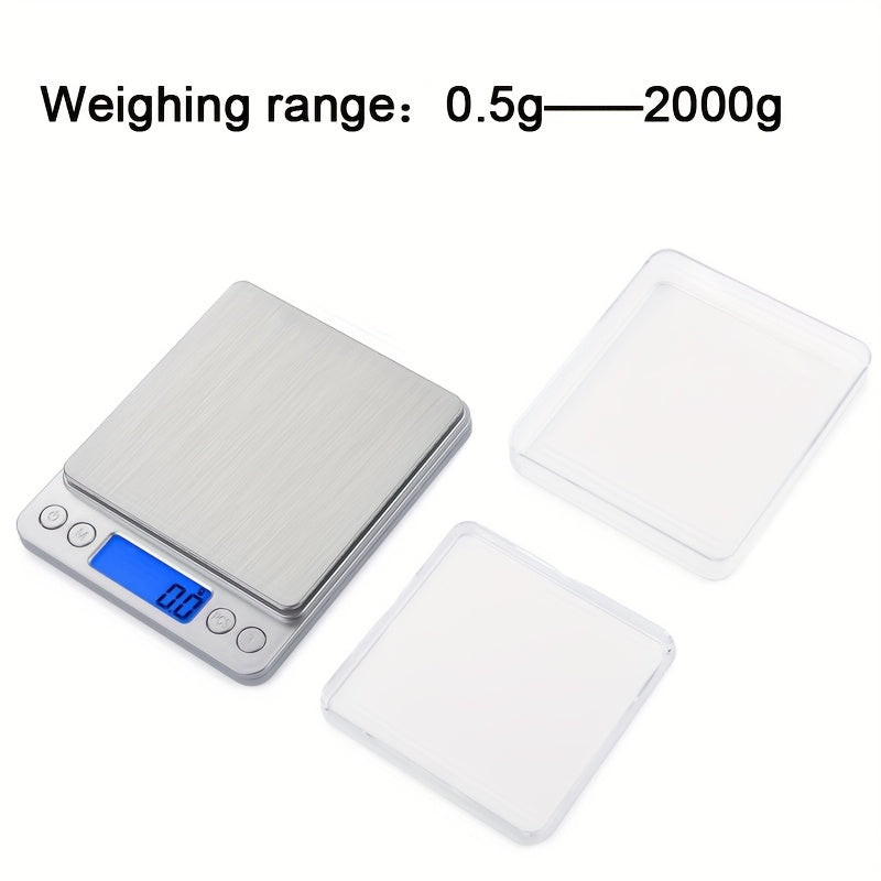 Digital Kitchen Scale 0.01g Accuracy Stainless Steel Food Weighing Scale