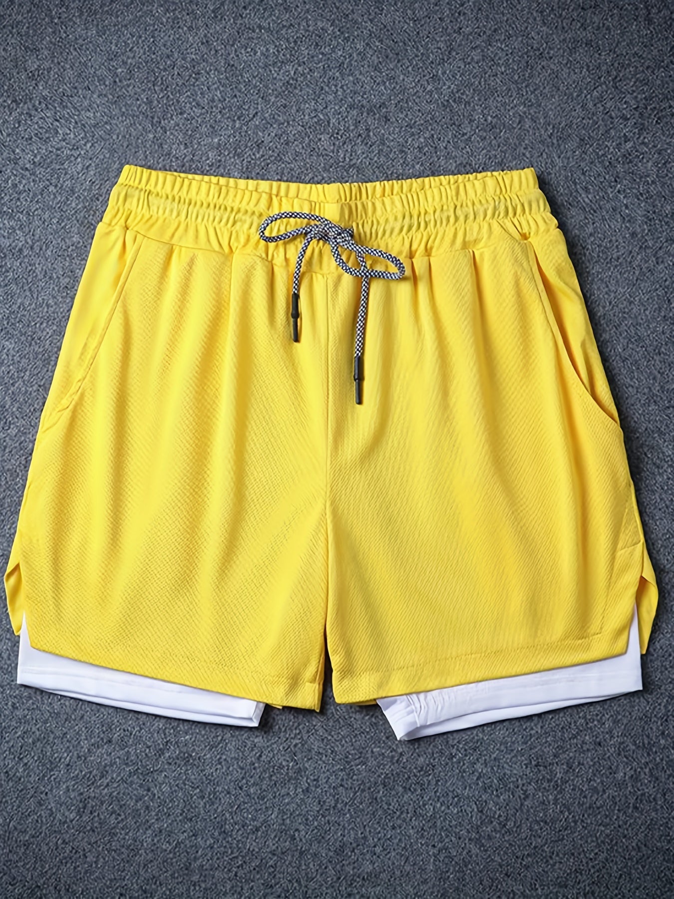 Men's Polyester Basketball Outfit Letter Print Tank Top and Loose Shorts Set