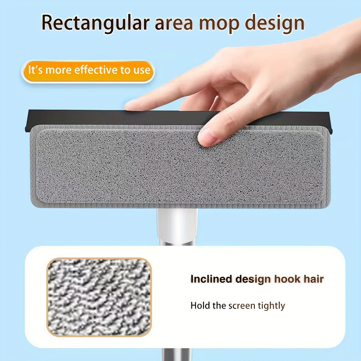 2-in-1 Window Cleaning Brush and Squeegee Set with Cloths for Glass and Outdoor Cleaning