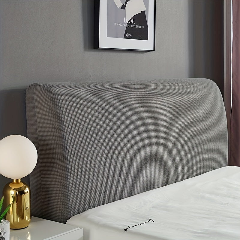 Stretchy Dustproof Headboard Cover for Bed Padded Bedside Protector CamelRed