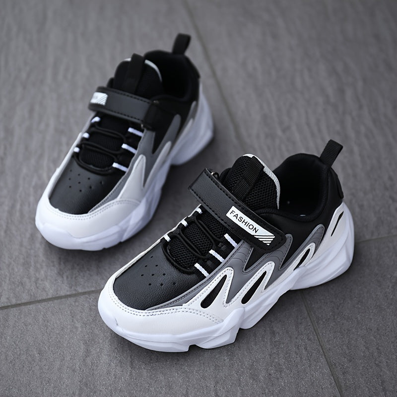 Детские кроссовки для мальчиков для активного отдыха, нескользящая мягкая подошва, осень-зима