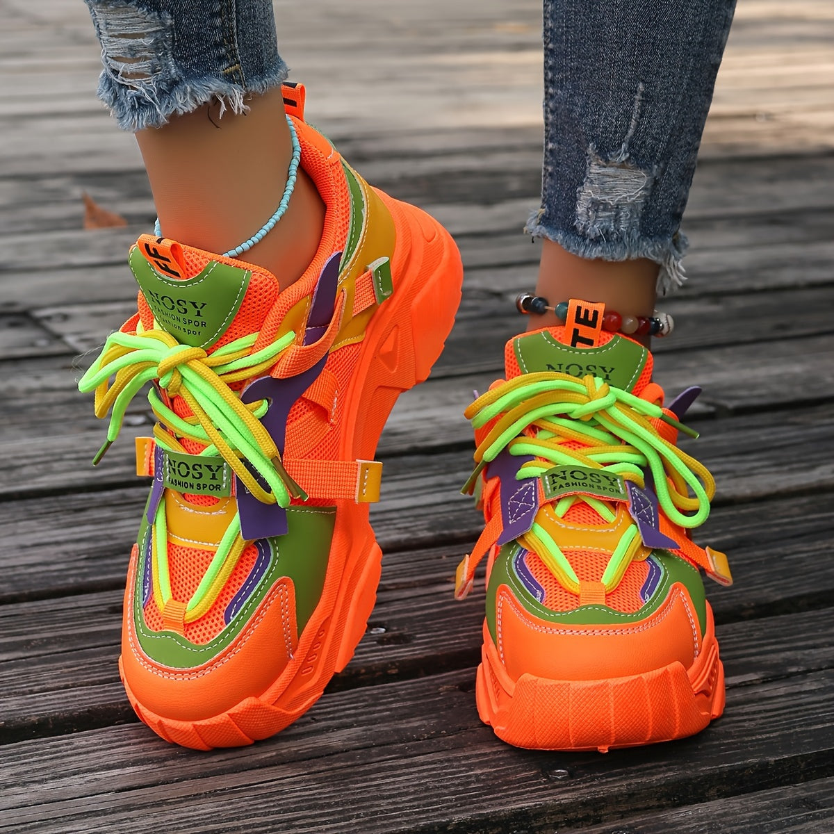 Women's Casual Mesh Sneakers Lightweight Breathable Non-slip Shoes