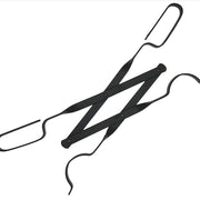 Durable Forged Iron Fire Tongs Log Grabber for Fireplace and Camping