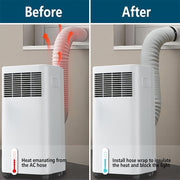 Insulated AC Hose Cover for Portable Air Conditioner, Heat Insulation, 12.7cm & 14.99cm Exhaust Hoses