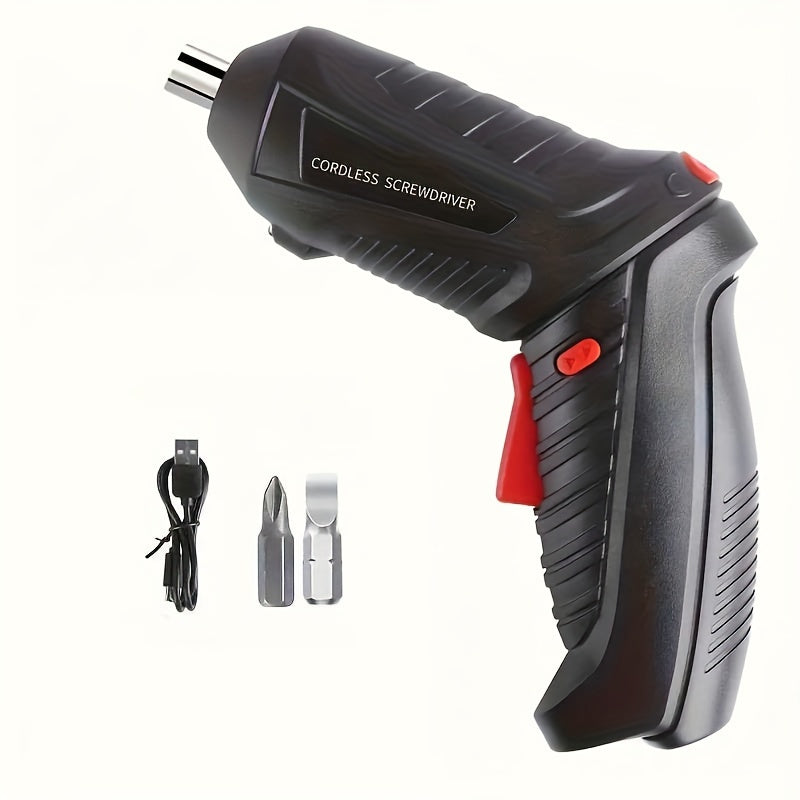 Electric Screwdriver Set with USB Rechargeable Lithium Battery Multi-Head Compatibility Strong Power and Precision