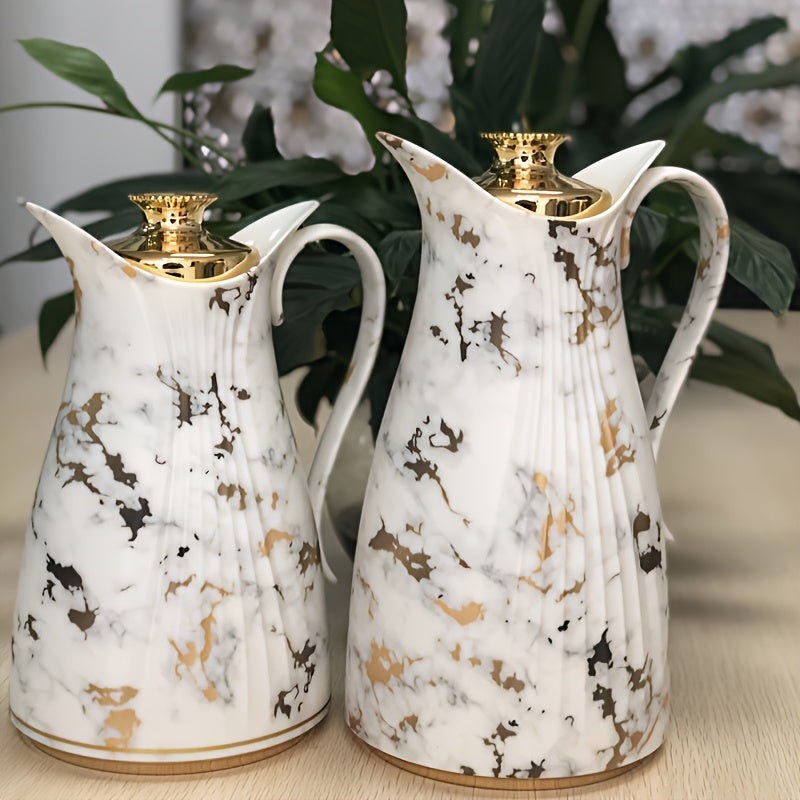 Unisex Borosilicate Glass Coffee Pot Vacuum Insulated 33.83oz Hot Cold