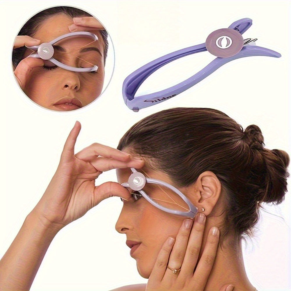 Женский инструмент для удаления facial hair с помощью пружинной спирали, безболезненно, портативный, для бровей и подбородка