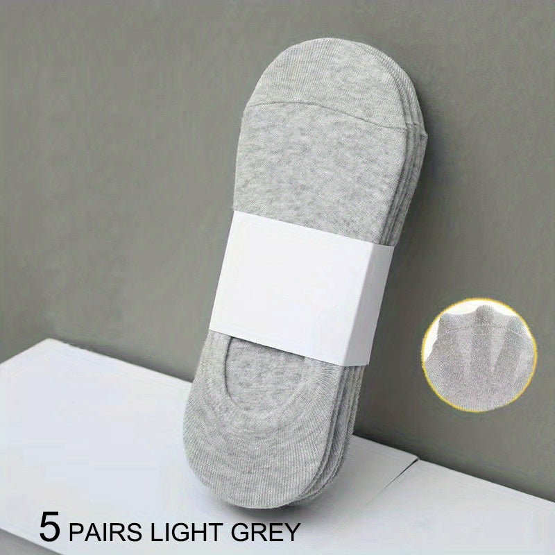 Men's Breathable Thin Casual Business Socks 10 Pairs Low Cut Invisible Knit