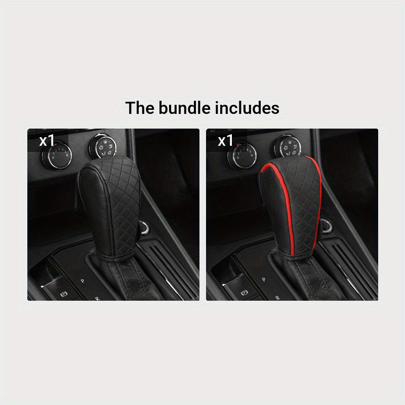 Universal avtomobil uzatish tutqichining qopqog'i PU charm, sirg'almas, chidamli, ichki aksessuar