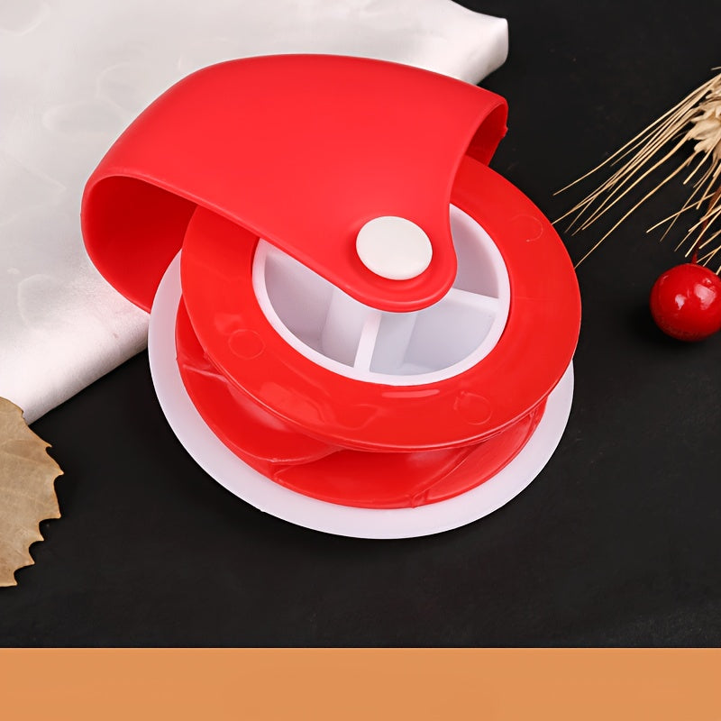 1 dona oson foydalaniladigan pizza pirogi qopqog'ini bezash uchun pishirish, pizza, pirog xamirlarini aylantiruvchi